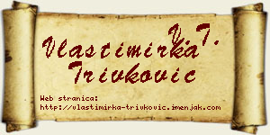 Vlastimirka Trivković vizit kartica